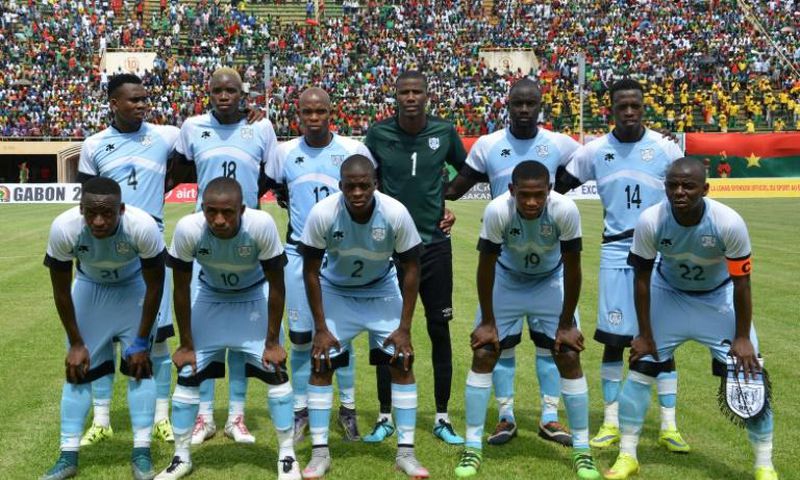 A file photo of the Botswana national team, who drew with Malawi Saturday in a 2022 World Cup qualifier