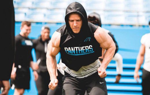 Christian McCaffrey's Jacked Arms Are Paying Off