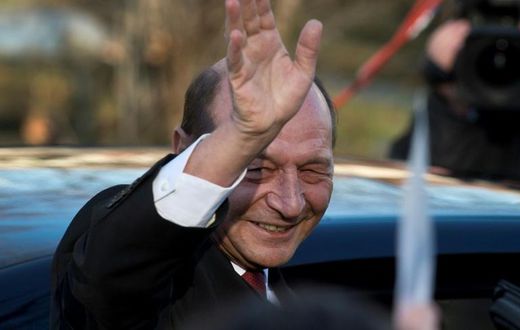 OFormer president Traian Basescu, seen at a 2014 inauguration ceremony for his successor Klaus Iohannis, said he would appeal against the court finding that he collaborated with Communist-era secret police