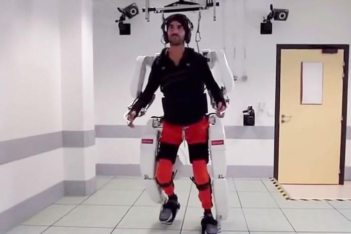 Paralyzed Man Walks Again in Brain-Controlled Suit