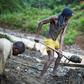 The army in June said it had forced more than 10,000 miners from land owned by Chinese mining giant TFM