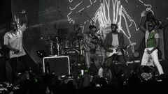 Sauti Sol on stage at Tusker OktobaFest