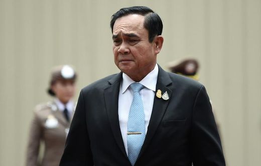 Prayut was the five-year junta regime chief before a disputed March election tilted to the military formally ushered him in as a civillian prime minister