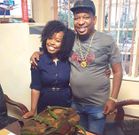 Saumu Mbuvi with her dad Governor Mike Sonko
