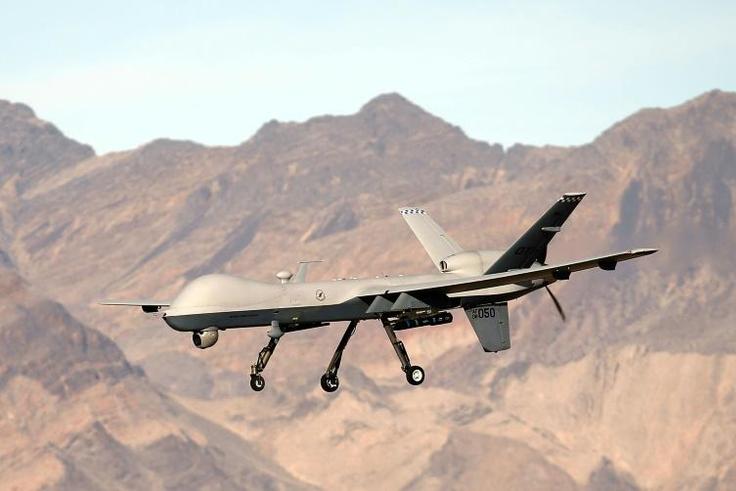 A file picture of the MQ9 Reaper, widely used by the US military for reconnaissance and airstrikes