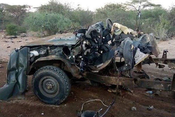 A Toyota Land Cruiser 10 Police officers were killed in deadly attack by suspected Al Shabaab militants