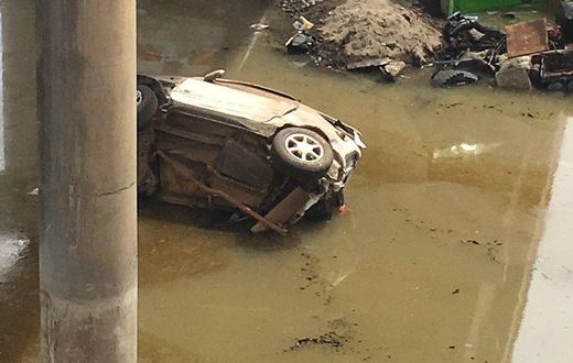 Accident on Athi river bridge (courtesy)