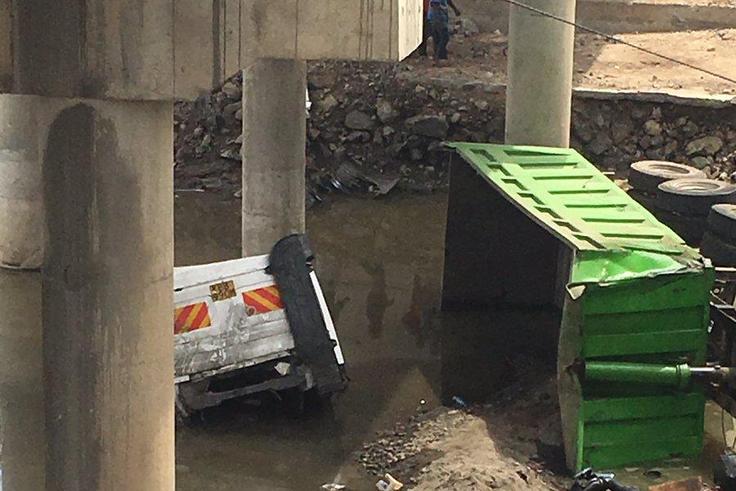 Accident on Athi river bridge (courtesy)
