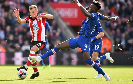 Chelsea striker Tammy Abraham netted in the win at Southampton