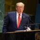 US President Donald Trump addresses the UN General Assembly in September 2019