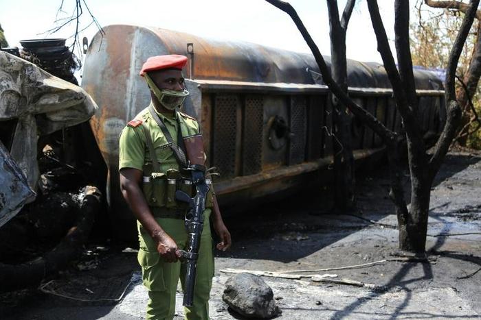 The blast engulfed a crowd that had gathered to take petrol from an overcrowded fuel truck