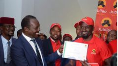 IEBC declines to to accept McDonald Mariga's nomination documents after his name is found missing from register of voters