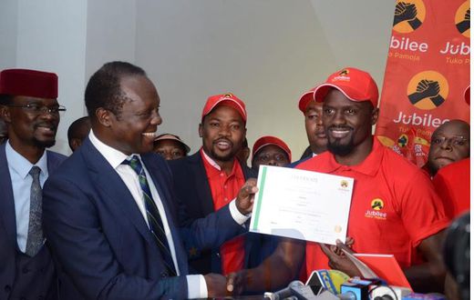 IEBC declines to to accept McDonald Mariga's nomination documents after his name is found missing from register of voters