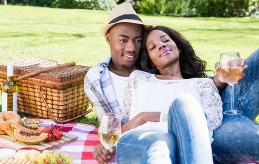 Couple on picnic(That Sister)