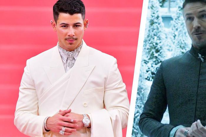 Nick Jonas Looked Like Littlefinger at Met Gala