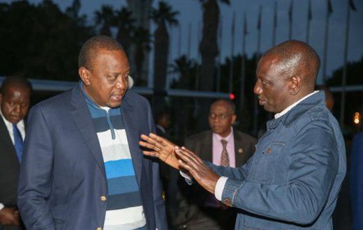 President Uhuru and DP William Ruto