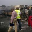 Accidents involving petrol tankers are notoriously common in Nigeria. In 2014, 15 people in Lagos were killed and scores of homes and shops were destroyed (file picture)