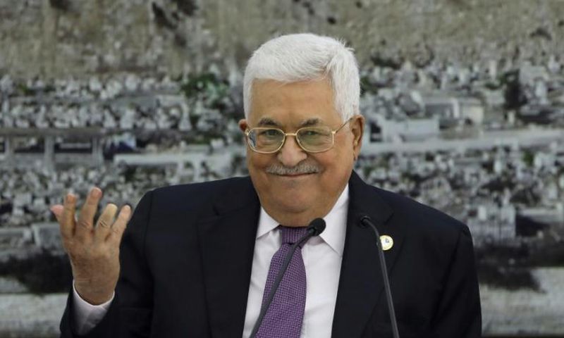 Palestinian President Mahmoud Abbas has said he would discuss plans for new elections with all factions; pictured October 6, 2019