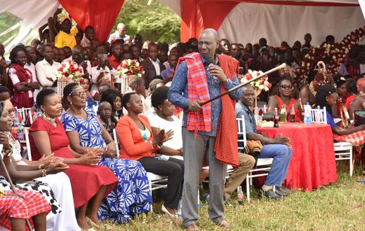 DP Ruto at Alex Olempaka's wedding in Baringo