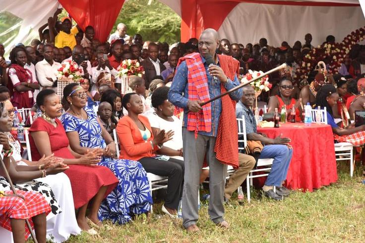 DP Ruto at Alex Olempaka's wedding in Baringo