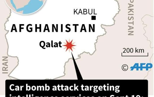 The blast in Qalat was just the latest in a string of deadly Taliban bombings across Afghanistan this week