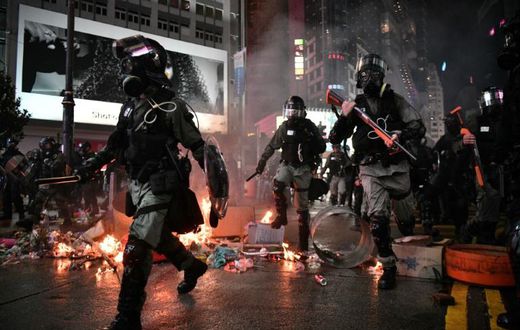Among the worst-hit areas is Causeway Bay, a normally bustling commercial precinct home to a slate of luxury brands