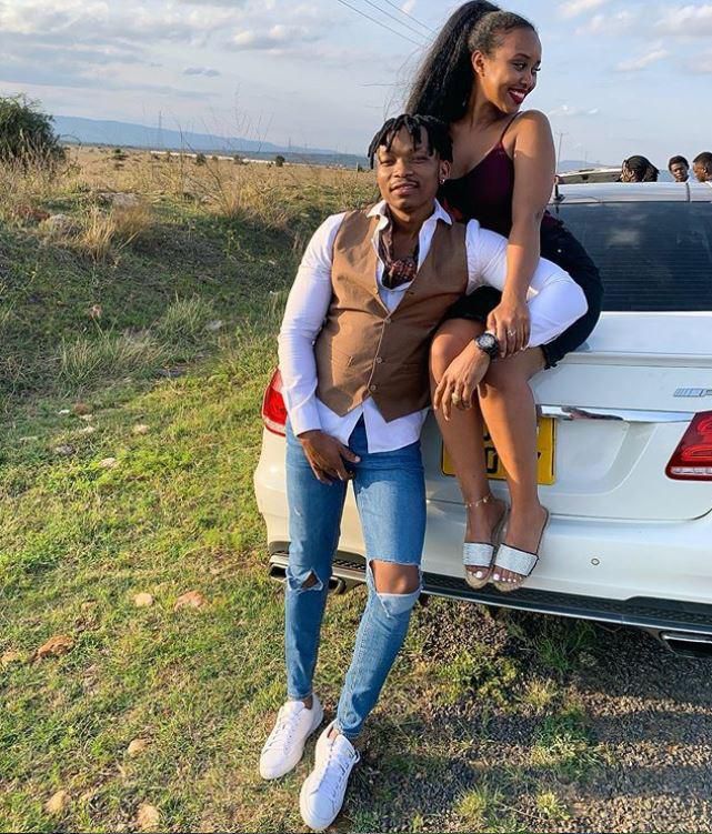 Otile Brown with bae Nabbi
