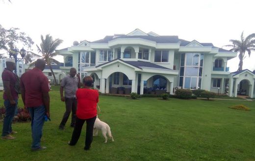 Home of  Ali Punjani which was raided by police on Monday (courtesy)