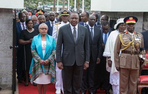 President Uhuru Kenyatta announces the end of public commemoration of Mzee Jomo Kenyatta's death during 41st memorial service on August 22, 2019