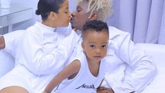 Rayvanny and his Baby Mama Fahyma. Rayvanny’s Baby Mama drops hint of their wedding date