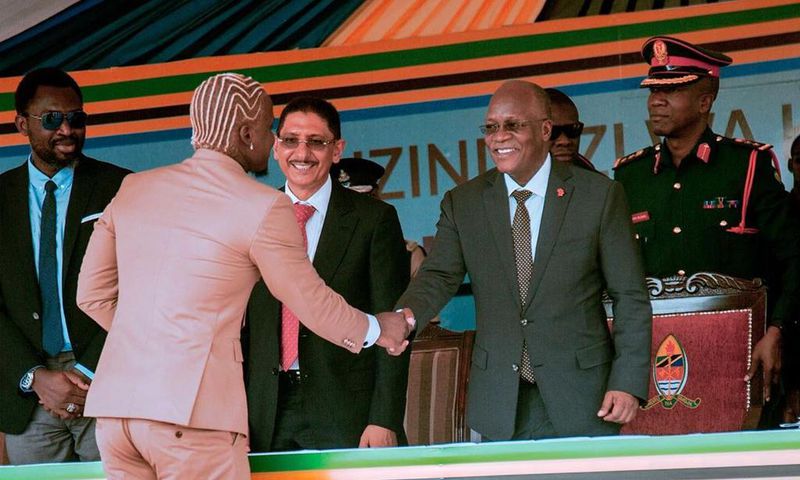Harmonize gets special invite to perform for Magufuli amid WCB stand-off (Photos)
