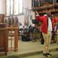 A man at a church pulpit. 18-year-old Dennis Ngugi committed suicide at PCEA Mothaiti Church pulpit in Nakuru