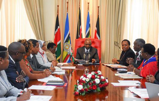 DP William Ruto meets with Hellen Nkaissery at his Karen Office amid assassination talk