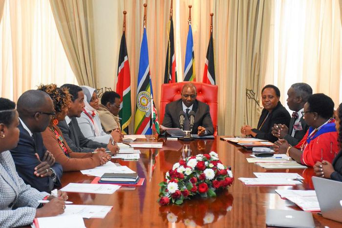 DP William Ruto meets with Hellen Nkaissery at his Karen Office amid assassination talk