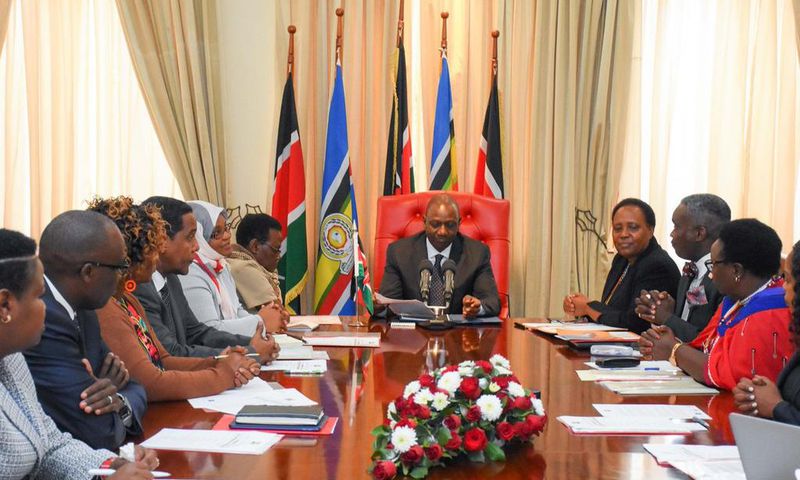 DP William Ruto meets with Hellen Nkaissery at his Karen Office amid assassination talk