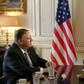 Pompeo shrugged off a demonstration in Athens as well as all talk of Ukraine as he met with Greek Prime Minister Kyriakos Mitsotakis to wind up a four-nation tour of Europe