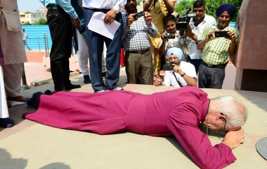 Archbishop of Canterbury Justin Welby paid tribute to the hundreds of people killed at Amritsar in 1919