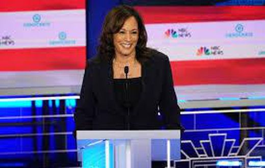 Harris makes the case that Biden should pass the torch to her