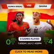 AFCON 2019: Guinea-Bissau vs Ghana
