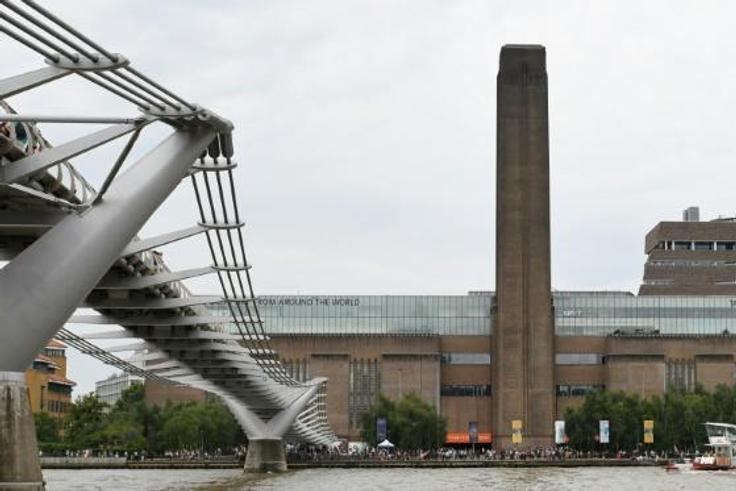 The contemporary art museum on the banks of the River Thames was evacuated but was due to reopen on Monday