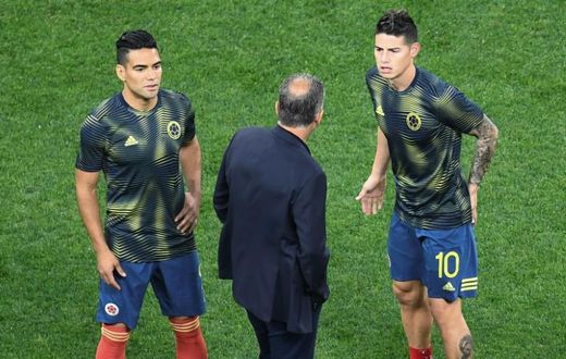 Coach Carlos Queiroz has left Radamel Falcao and James Rodriguez out of the Colombia squad for a pair of friendlies