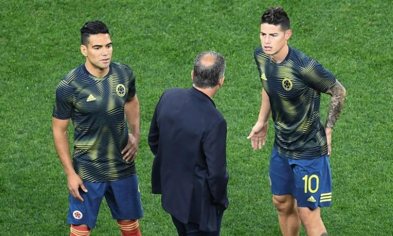 Coach Carlos Queiroz has left Radamel Falcao and James Rodriguez out of the Colombia squad for a pair of friendlies