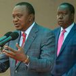 File image of interior CS Fred Matiangi with President Uhuru Kenyatta
