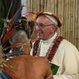 Pope Francis met representatives of indigenous communities of the Amazon basin from Peru, Brazil and Bolivia during his vist to Peru last year