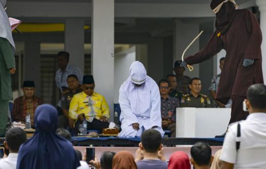 Depite international condemnation, whipping is a common punishment for a range of offences in Aceh