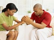 Praying couple