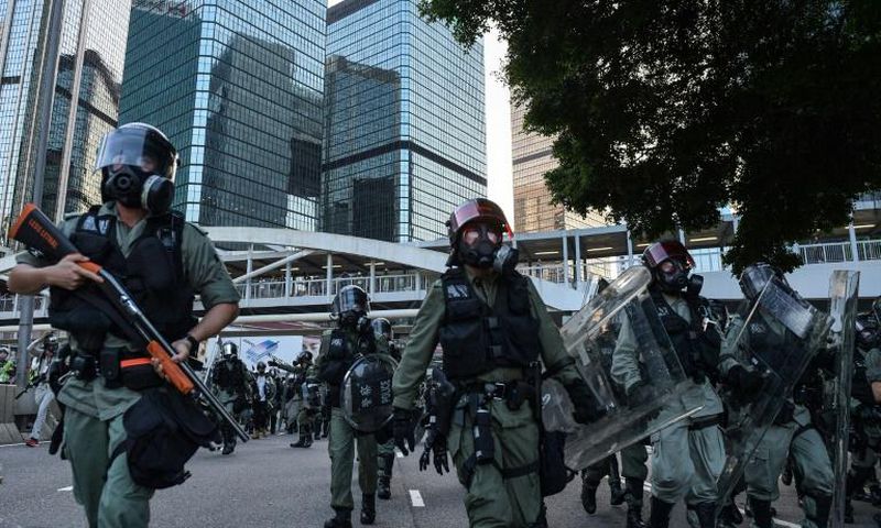 Frequently violent demonstrations have raged in Hong Kong for more than three months