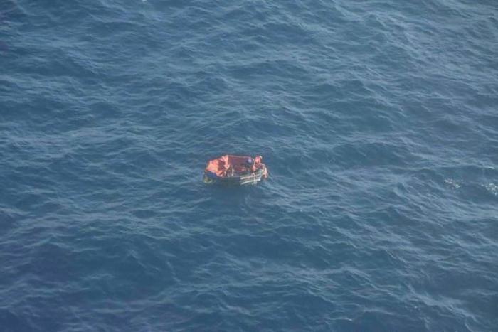Three Bourbon Rhode crew members were rescued from a lifeboat