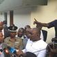 DCI boss George Kinoti addressing the pres after Cohen's body was found