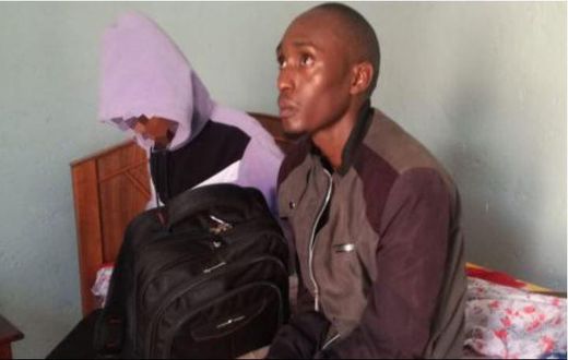 File image of a man who was arrested in a lodging with a form three student A teacher in Narok has been arrested after he was busted with his form three student in a lodging